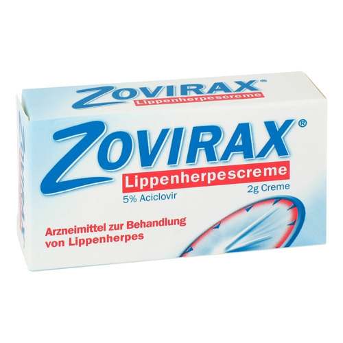 德国Zovirax瑞爱克斯冷疮膏 唇疱疹 嘴角上火水泡 嘴角病毒感染 嘴边疱疹膏