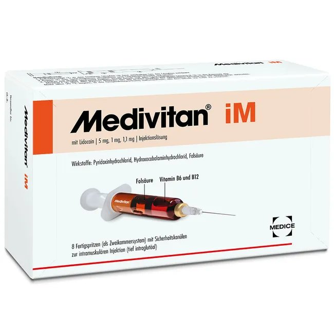 Medivitan维生素B和叶酸针剂