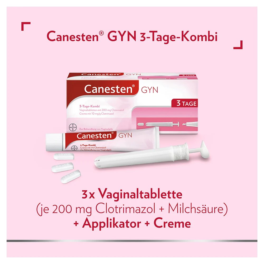 Canesten德国克霉唑妇科栓
