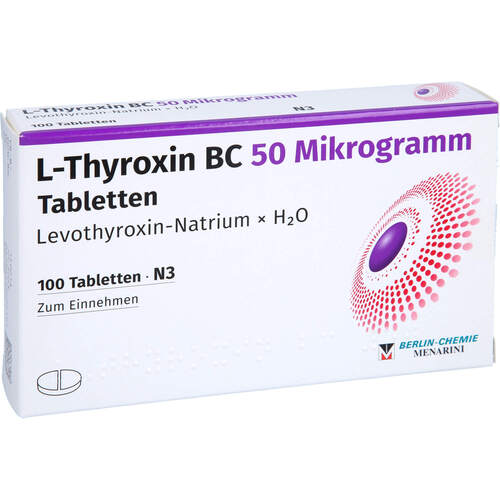 L-Thyroxin德国版优甲乐T4左甲状腺素钠片,第1张 L-Thyroxin德国版优甲乐T4左甲状腺素钠片,德速查信息,第1张