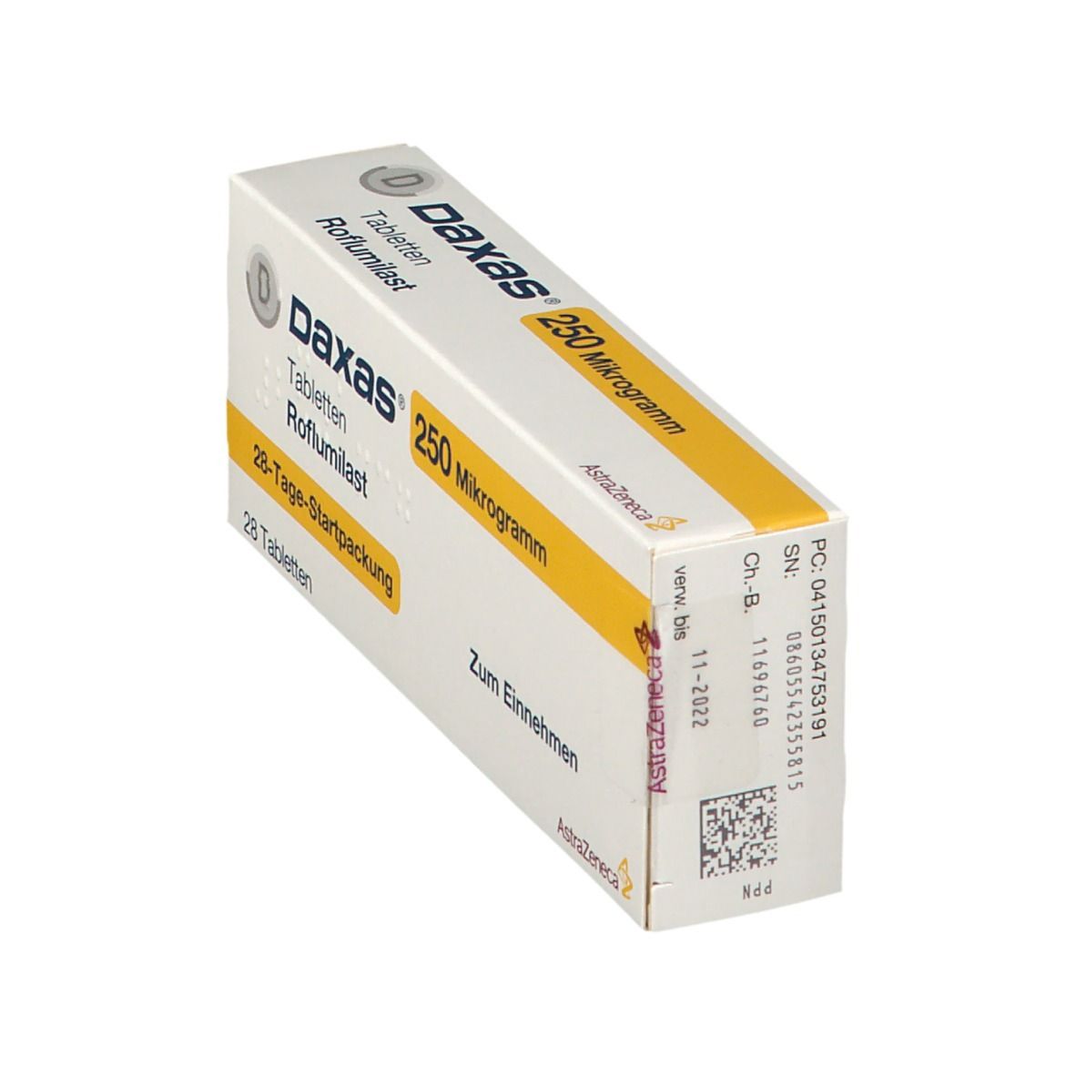 Daxas德国版罗氟司特片,德速查信息,第1张
