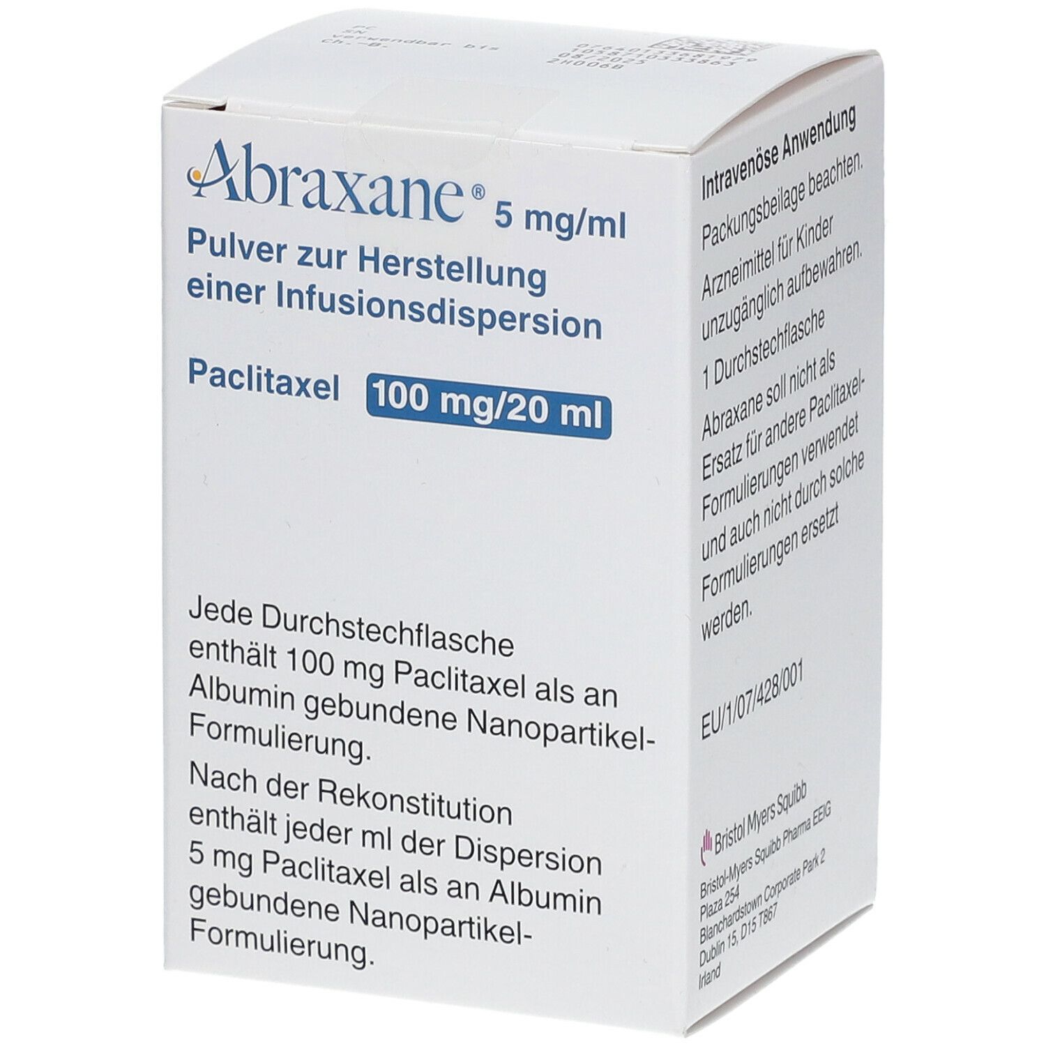 Abraxane德国版注射用紫杉醇白蛋白,第1张 Abraxane德国版注射用紫杉醇白蛋白,德速查信息,第1张