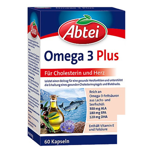 德国ABTEI爱普泰欧米茄3 6 9三文鱼油+亚麻子油+橄榄油胶囊(60粒)ABTEI OMEGA 3 6 9LA+LE+OLI PZN08797251,第1张 德国ABTEI爱普泰欧米茄3 6 9三文鱼油+亚麻子油+橄榄油胶囊(60粒)ABTEI OMEGA 3 6 9LA+LE+OLI PZN08797251,德国代购,第1张