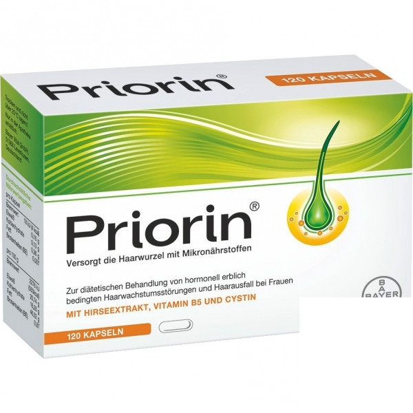 德国Bayer拜耳Priorin女性防脱发生发胶囊120粒 增发密发脂溢 PZN:04002065,第1张 德国Bayer拜耳Priorin女性防脱发生发胶囊120粒 增发密发脂溢 PZN:04002065,德国代购,第1张