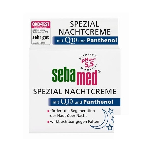 Sebamed 施巴Q10抗皱修护晚霜75ml PZN:01991719,第1张 Sebamed 施巴Q10抗皱修护晚霜75ml PZN:01991719,德国代购,第1张